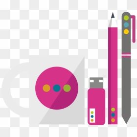 Branded Cup, Usb, Pencil And Pen - Promotional Materials Icon Png, Transparent Png - usb icon png