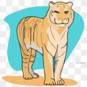 Cartoon, HD Png Download - tiger clipart png