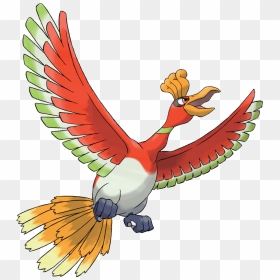 Ho Oh Pokemon, HD Png Download - pokeball outline png