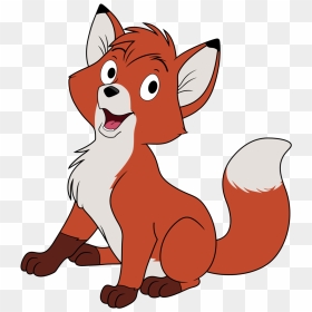 Fox Cartoon Png - Fox From Fox And The Hound, Transparent Png - fox clipart png