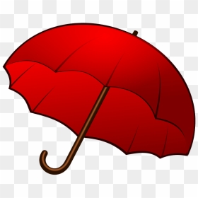 Red Umbrella Clipart - Umbrella, HD Png Download - umbrella clipart png