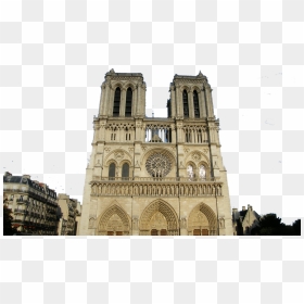 Notre Dame Png - Cathédrale Notre-dame De Paris, Transparent Png - notre dame png