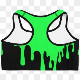 Load Image Into Gallery Viewer, Green Slime Sports - Sports Bra, HD Png Download - green slime png