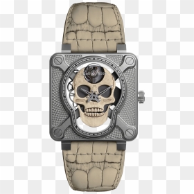 Bell And Ross Laughing Skull, HD Png Download - skeleton hand png