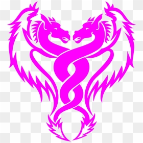 Pink Dragon Clipart, HD Png Download - dragon clipart png