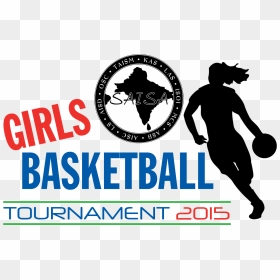 Lady Basketball Logo Design Ideas Png - Girls Basketball Tournament Logo, Transparent Png - basketball logo png