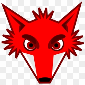 Red Fox Head Png Icons - Red Fox Head Cartoon, Transparent Png - fox clipart png