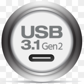1 Type C Icon, Transparent Png - Usb 3.1 Gen 2 Logo, Png Download - usb icon png