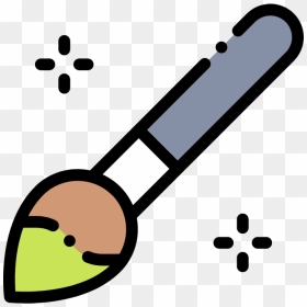 Vector Graphics, HD Png Download - paint brush icon png