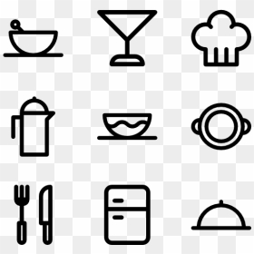 Kitchenware Vector Kitchen Icon - Transparent Kitchen Icon Png, Png Download - cooking icon png