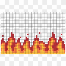Minecraft Flame Pixel Art, HD Png Download - 8bit png