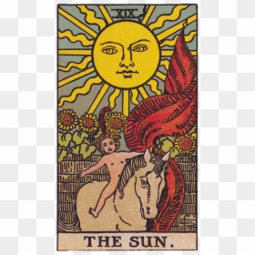 Sun Tarot Card, HD Png Download - tarot png