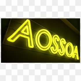 Neon Sign, HD Png Download - neon letters png
