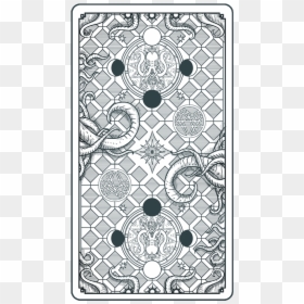 Back Of Tarot Cards Black And White, HD Png Download - tarot png