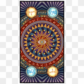 Round Yoga Mats, HD Png Download - tarot png