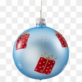 Christmas Bauble, HD Png Download - blue ornament png
