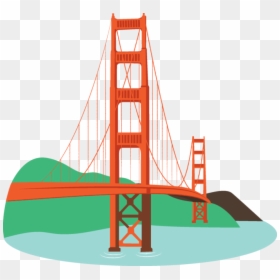 San Francisco Bridge Clipart, HD Png Download - bridges png