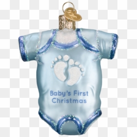 Baby's First Christmas 2018 Ornament, HD Png Download - blue ornament png