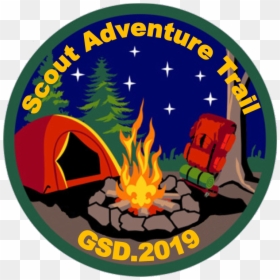 Patch Scout, HD Png Download - flame trail png