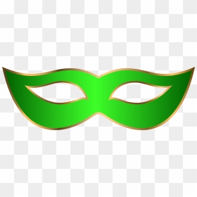 Green Mask Transparent Background, HD Png Download - carnival mask png