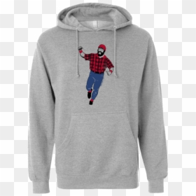 Independent Trading Co Ss4500 Grey Heather, HD Png Download - hooded man png