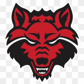 Arkansas State University Wolf, HD Png Download - red wolf png
