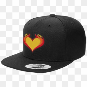 Baseball Cap, HD Png Download - flaming heart png