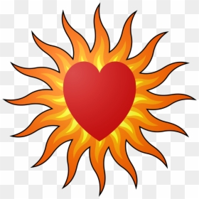 Game Of Thrones House Thenn, HD Png Download - flaming heart png