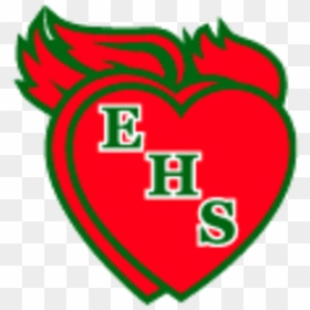 Effingham High School Logo, HD Png Download - flaming heart png