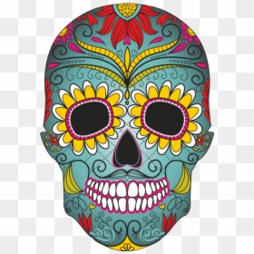 Cultural Masks Day Of The Dead, HD Png Download - dia de los muertos skull png