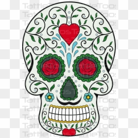 Calavera Mexicana Jpg, HD Png Download - dia de los muertos skull png