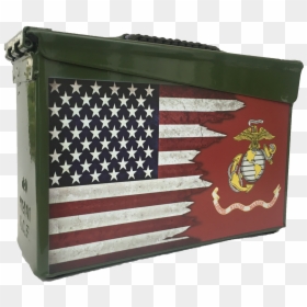 Flag Of The United States Marine Corps, HD Png Download - distressed american flag png