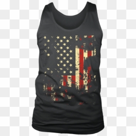 Shirt, HD Png Download - distressed american flag png