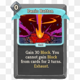 Slay The Spire Block, HD Png Download - panic png