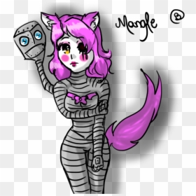 Fnaf Drawing, HD Png Download - mangle png