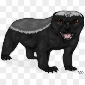 Angry Honey Badger Cartoon, HD Png Download - honey badger png