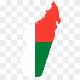 Madagascar Flag Map, HD Png Download - nigerian flag png