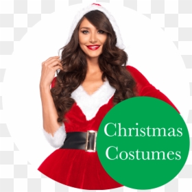 Ms Claus Costume Sexy, HD Png Download - sexy santa png