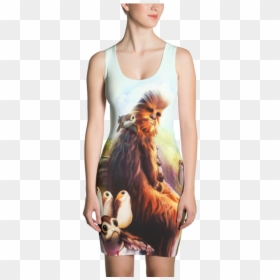 Calligraphy On Dress, HD Png Download - wookie png