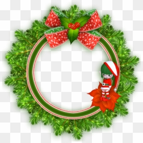 Christmas Tree Round Png, Transparent Png - christmas card frame png