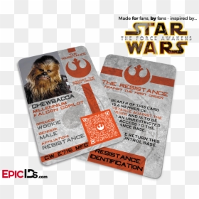 Star Wars Clone Id Card, HD Png Download - wookie png