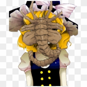 Marisaface Touhou, HD Png Download - facehugger png