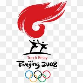 2008 Beijing Olympics Logo, HD Png Download - wall torch png