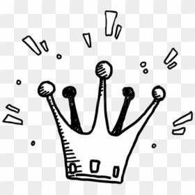 Crown Doodle Png, Transparent Png - doodle png tumblr