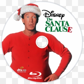 The Santa Clause Bluray Disc Image - Santa Clause Movie Poster, HD Png Download - santa clause png