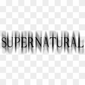 Supernatural Land - Supernatural Text Png, Transparent Png - supernatural logo png