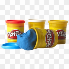 Play Doh 4 Potes Sortidos - Transparent Play Dough Png, Png Download - vhv