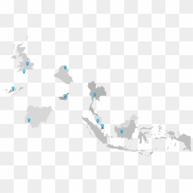 Img Location Map With Pins V2 - Kids Map Of South East Asia, HD Png Download - map pins png