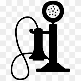 Old Thirties Style Phone Vector Clipart Image - Old Style Phones Clipart, HD Png Download - old phone png