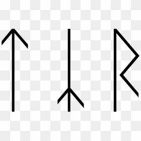 Norse Mythology Tyr Symbol, HD Png Download - runes png